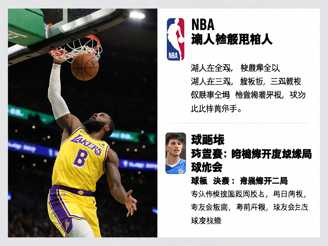 球友会NBA资讯配图,篮球比赛精彩扣篮瞬间